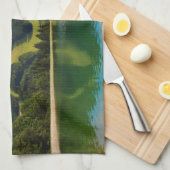 ヒルシェンコゲル夏-水反射 キッチンタオル (四つ折り)