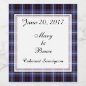 ヒルスコティッ結婚トのワインラベル ワインラベル (シングルラベル)