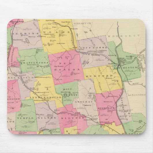 ヒルスボロ郡 マウスパッド (正面)