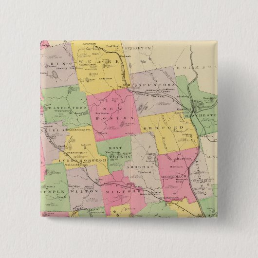 ヒルスボロ郡 缶バッジ (正面)