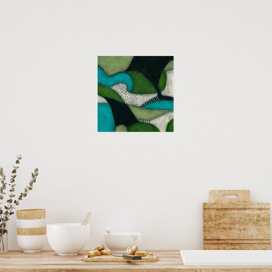 ヒルズアンドダレスポスターウォールアート ポスター (キッチン)