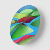 ヒルズオンアイス ラウンド壁時計 (傾斜)