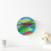 ヒルズオンアイス ラウンド壁時計 (ホーム)