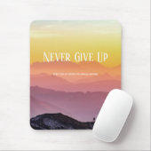 ヒルズシーナリーレインボーカラーズモチベーション引用文 マウスパッド (マウス)