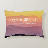 ヒルズシーナンスレインボーカラーモチベーション引用文 アクセントクッション (正面)