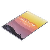 ヒルズシーナンスレインボーカラーモチベーション引用文 ノートブック (左側)