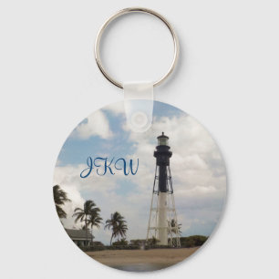 ヒルズボロインレットライトタワーモノグラムの キーホルダー