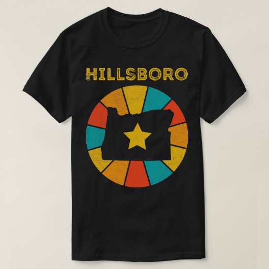 ヒルズボロオレゴンヴィンテージ動揺してお土産1 Tシャツ (デザイン正面)