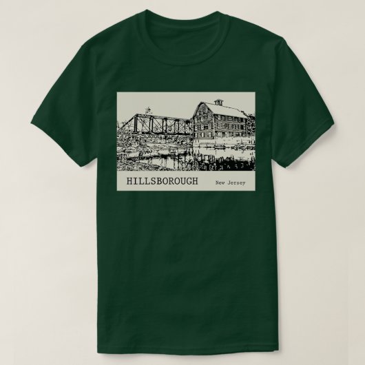 ヒルズボローニュージャージー1 Tシャツ (デザイン正面)