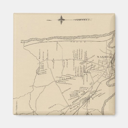 ヒルズボローNashua マグネット (正面)