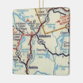 ヒルズボロNHヴィンテージマップ セラミックオーナメント (左)