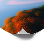 ヒルズポスターを通る川 ポスター (角)