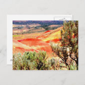 ヒルズ絵を描オレゴン ポストカード (正面/裏面)