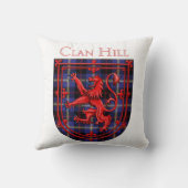 ヒルタータンチェックスコティッシュプレイドライオンズランパント クッション (裏面)