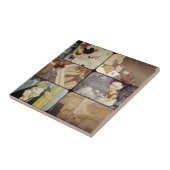 ヒルダコラージコファムヴィンテージイラストレーション | タイル (側面)