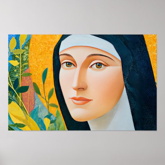 ヒルデガールの幻想的な光 ポスター (正面)