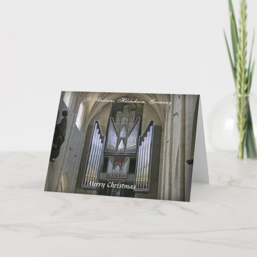 ヒルデスハイム器官のクリスマスカード シーズンカード (正面)