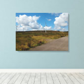 ヒルトップウィンドファーム キャンバスプリント (インサイチュ (ウッドフロア))