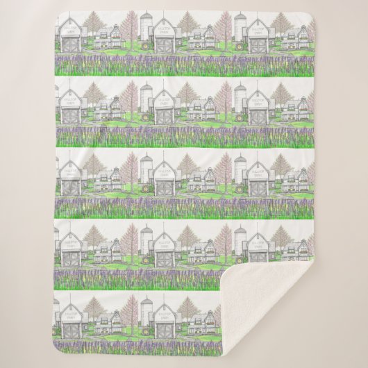 ヒルトップファームシェルパブランケット シェルパブランケット (正面)