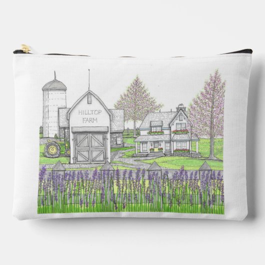 ヒルトップファームラージアクセサリーバッグ アクセサリーポーチ (正面)