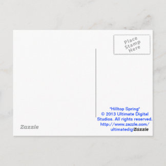 ヒルトップ春はがき ポストカード