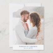 ヒルトンエレガントヘッドSCマップバーティカル結婚ズ セーブザデート (裏面)