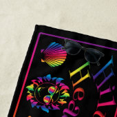 ヒルトンヘッドのカラフルなビーチタオルのデザイン ビーチタオル (インサイチュ)