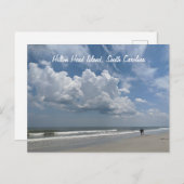 ヒルトンヘッドアイランドサウスカロライナビーチクラウド ポストカード (正面/裏面)