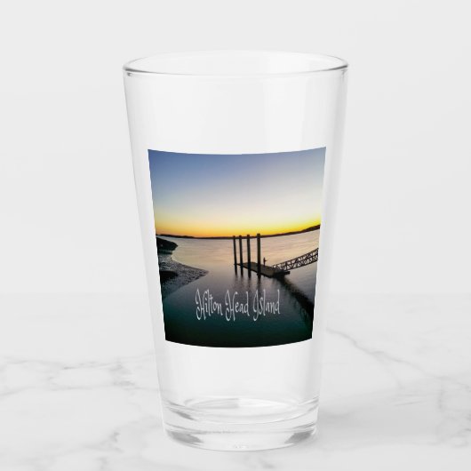 ヒルトンヘッドアイランドサウスカロライナ タンブラーグラス (正面)