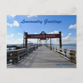 ヒルトンヘッドアイランドハーバータウンピアシーパインズ ポストカード (正面)