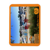 ヒルトンヘッドアイランドハーバータウンマリーナハロー秋 マグネット (縦)