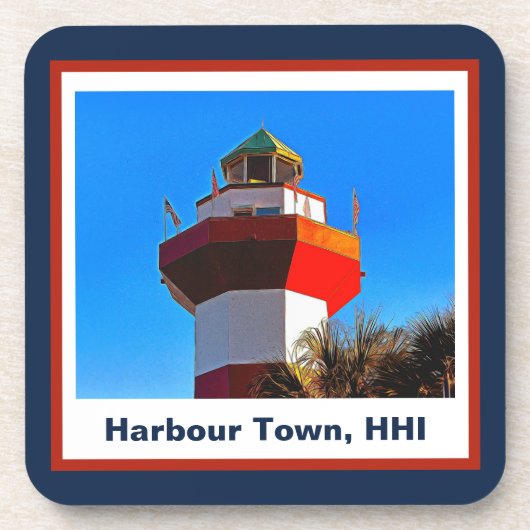 ヒルトンヘッドアイランドハーバータウンライトハウス コースター (正面)