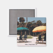 ヒルトンヘッドアイランドフォト付きマグネット マグネット (正面/裏面)