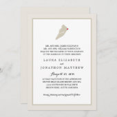 ヒルトンヘッドアイランドマップとハート | 結婚s 招待状 (正面/裏面)