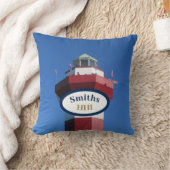 ヒルトンヘッドアイランドライトハウス装飾用クッション クッション (ブランケット)