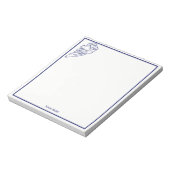 ヒルトンヘッドアイランドSCヴィンテージマップネイビーブルー ノートパッド (回転)