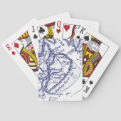 ヒルトンヘッドアイランドSCヴィンテージマップネイビーブルーNP トランプ (裏面)