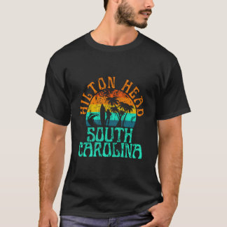 ヒルトンヘッドサウスカロライナサーフィンビーチ海wav tシャツ