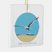 ヒルトンヘッドサウスカロライナ海ガルオーバービーチ セラミックオーナメント (右)