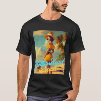 ヒルトンヘッドビーチサウスカロライナPARASDISEボーティフ Tシャツ