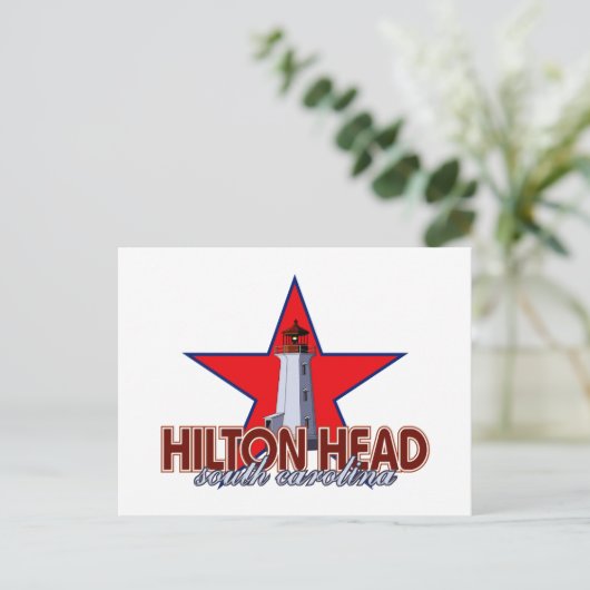 ヒルトンヘッドライトハウス ポストカード (スタンド正面)