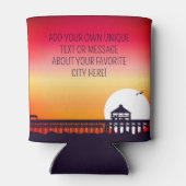 ヒルトンヘッドライトハウスSCレトロサンセットディ土産 缶クーラー (裏面)