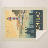 ヒルトンヘッド | サウスカロライナ シェルパブランケット (正面(横))