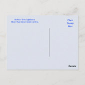 ヒルトンヘッド, SCハーバータウンライトハウスポストカード ポストカード (裏面)