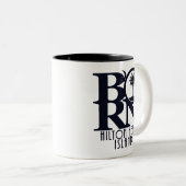 ヒルトン生まれヘッドアイランド11ozツートーンコーヒーマグ ツートーンマグカップ (正面右)