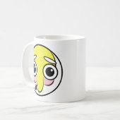ヒルビリー顔コーヒーマグ コーヒーマグカップ (正面左)