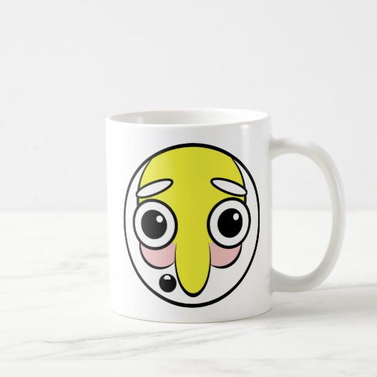 ヒルビリー顔コーヒーマグ コーヒーマグカップ (右)
