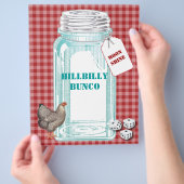 ヒルビリー・バンコ・フライヤー チラシ (手)