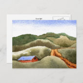 「ヒルファーム」カントリーロードポストカード ポストカード (正面/裏面)