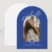 ヒルベルト大学卒業式 招待状 (正面/裏面)